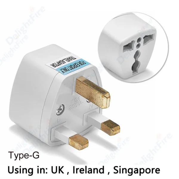 Multifunction Universal Plug Adapter - AU/UK/US to EU Type E/F - Image 10