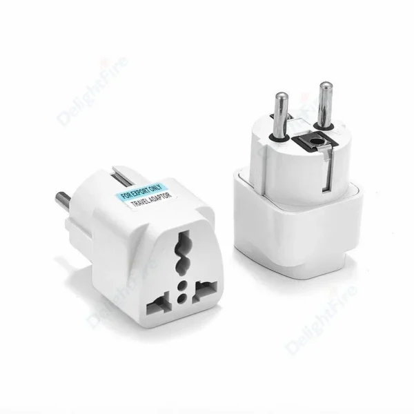 Multifunction Universal Plug Adapter - AU/UK/US to EU Type E/F - Image 3