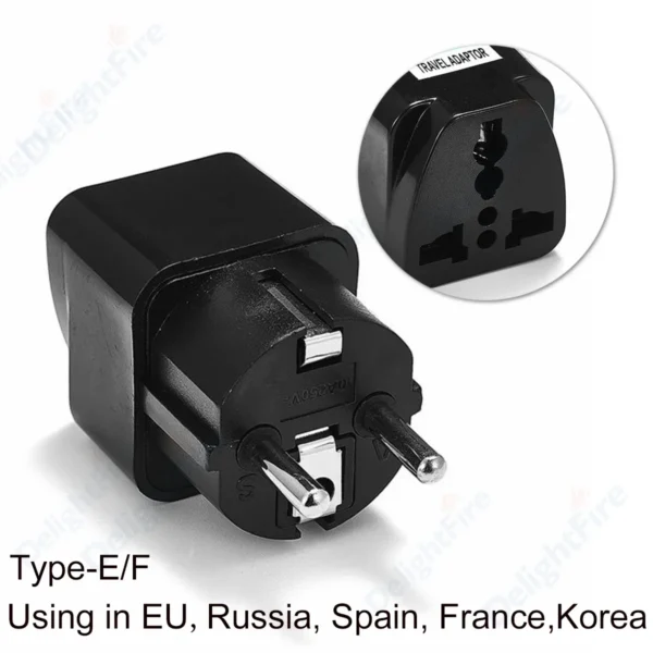 Multifunction Universal Plug Adapter - AU/UK/US to EU Type E/F - Image 12