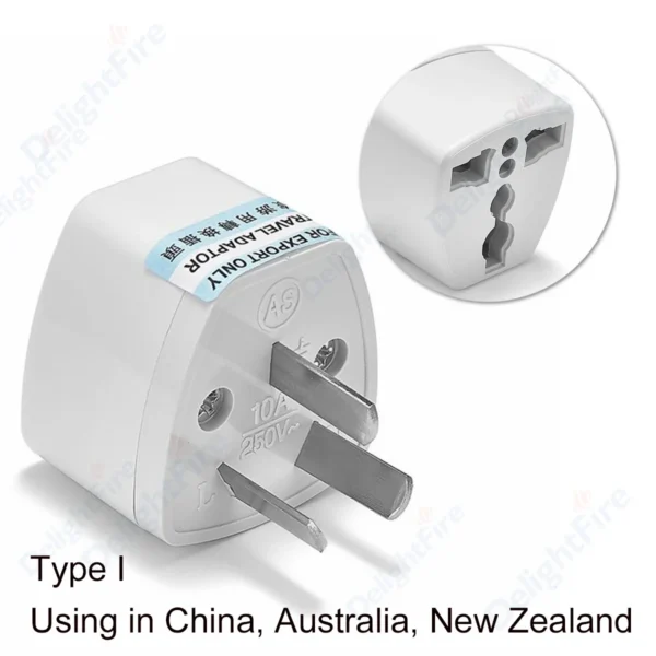 Multifunction Universal Plug Adapter - AU/UK/US to EU Type E/F - Image 7