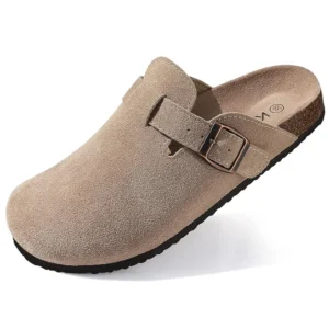 Women’s Cork Suede Mules Slippers