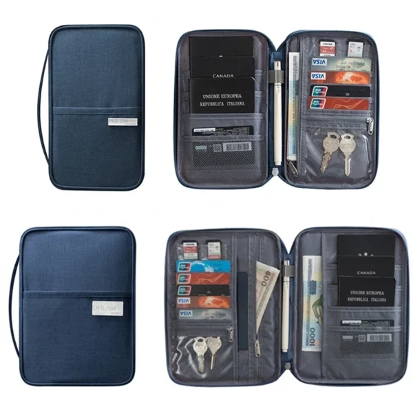 Multi-Function Waterproof Travel Passport Holder - Image 3