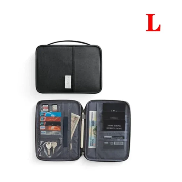 Multi-Function Waterproof Travel Passport Holder - Image 6