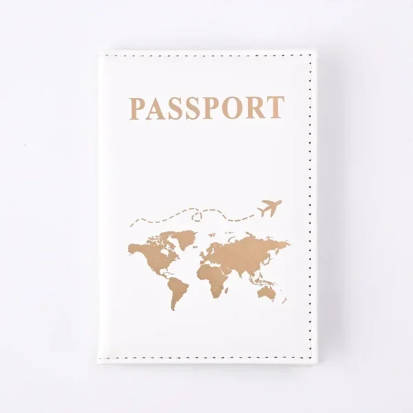 Fashion PU Leather Passport Holder Travel Wallet - Image 4