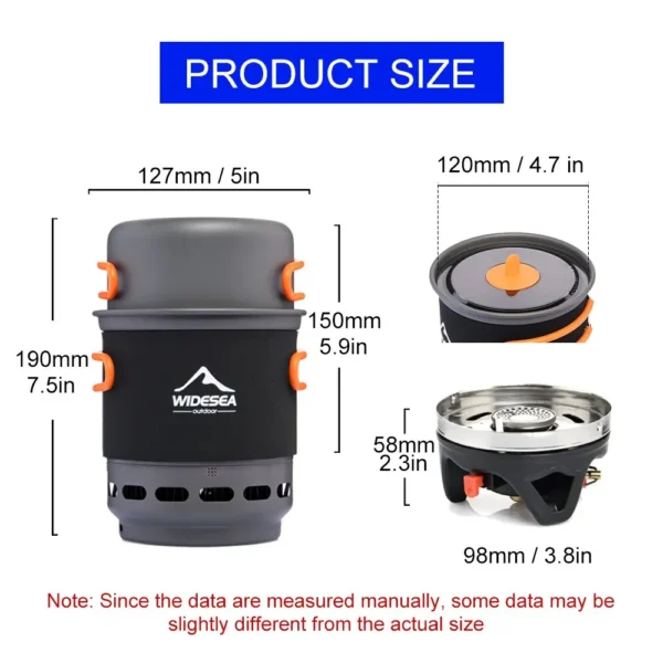 Camping Cooking System with Heat Exchanger - Image 4