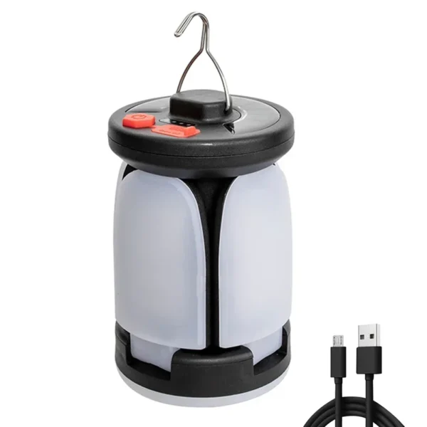 Solar LED Camping Lantern with Power Bank