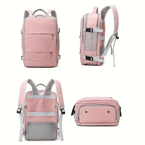 Waterproof Travel Backpack with Shoe Storage - Image 3
