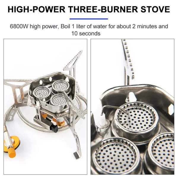 Portable Big Power Gas Stove Outdoor Cooking - Image 5