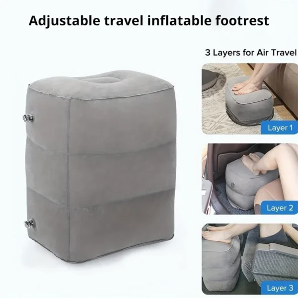Inflatable Foot Rest Pillow Cushion - Image 2