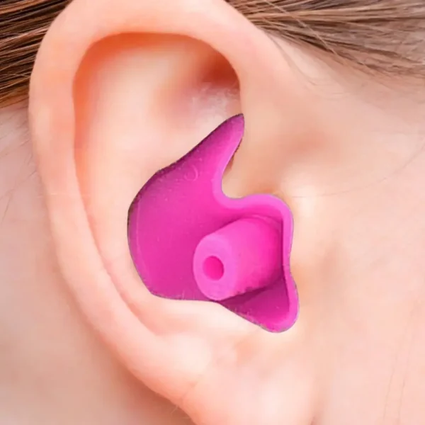 Waterproof Silicone Earplugs for Swimming - Image 2