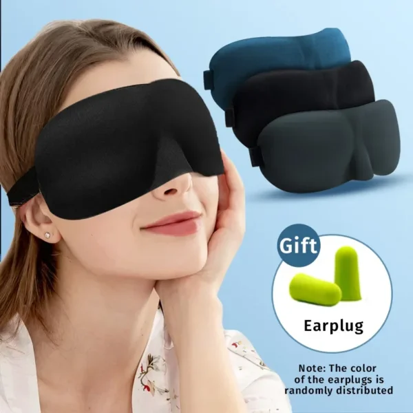 3D Contoured Eye Mask for Sleeping - Image 2