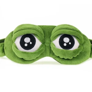 3D Sad Frog Sleep Mask