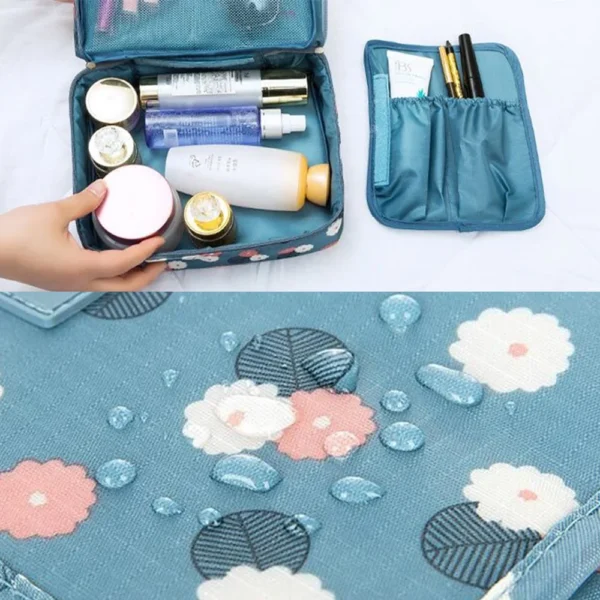 Portable Waterproof Makeup and Toiletry Bag – Travel - Image 3