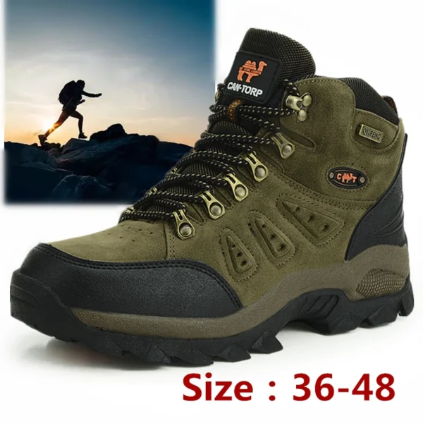 Warm Non-Slip Hiking Boots for All Seasons - Image 2