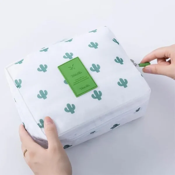 Portable Waterproof Makeup and Toiletry Bag – Travel - Image 6