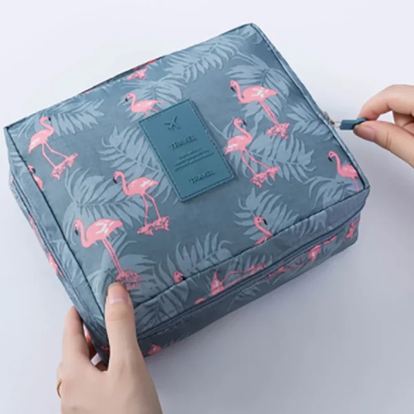 Portable Waterproof Makeup and Toiletry Bag – Travel - Image 4