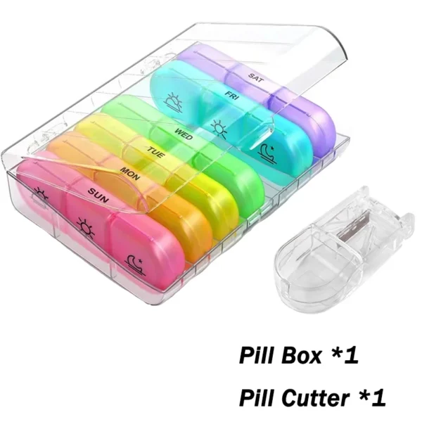 7-Day Travel Pill Organizer Case - Image 4