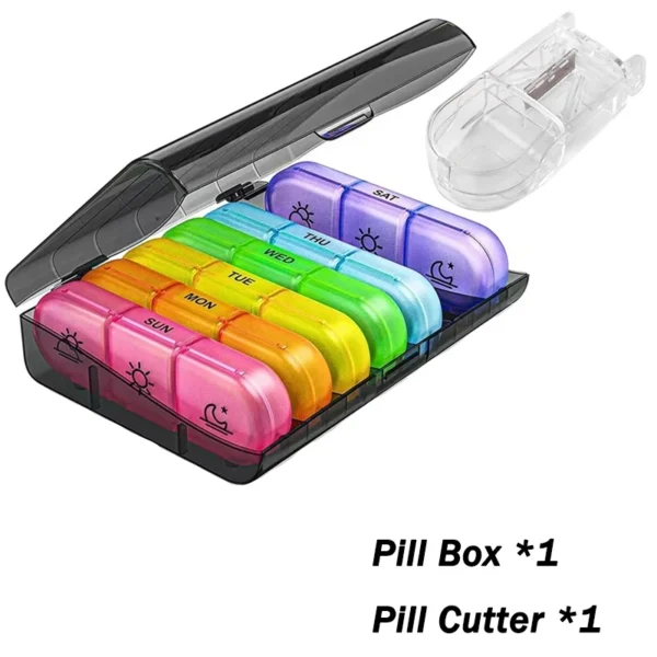 7-Day Travel Pill Organizer Case - Image 8