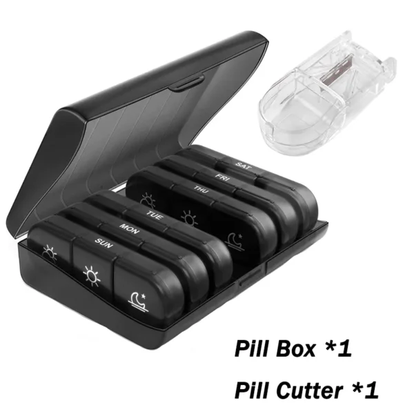 7-Day Travel Pill Organizer Case - Image 6
