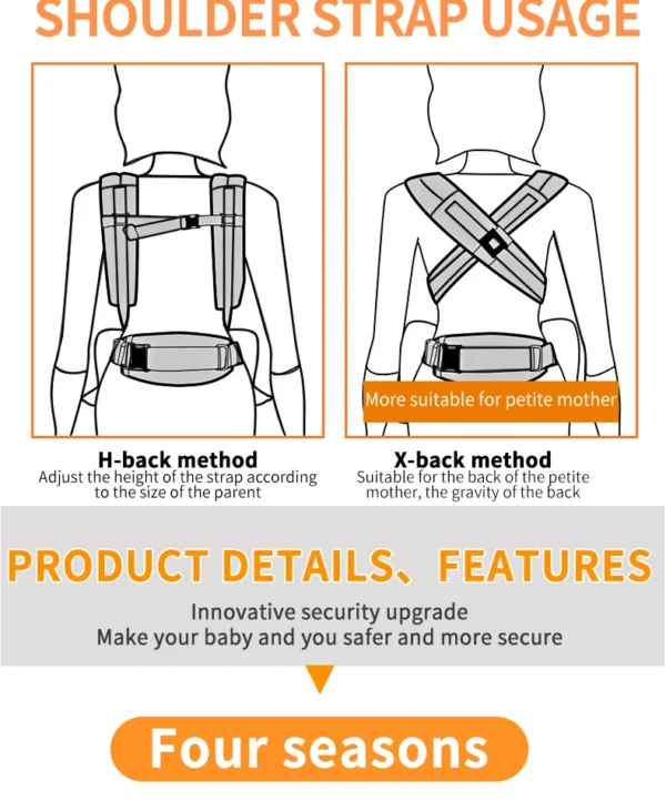 Breathable Baby Carrier Wrap - Image 30