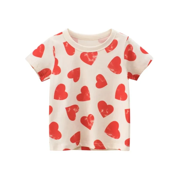 Toddler Girl Summer Printed T-Shirt - Image 3