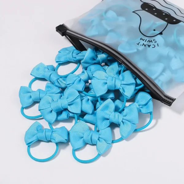 Girls' Bow Hair Ties Set – 5 Pack - Image 21