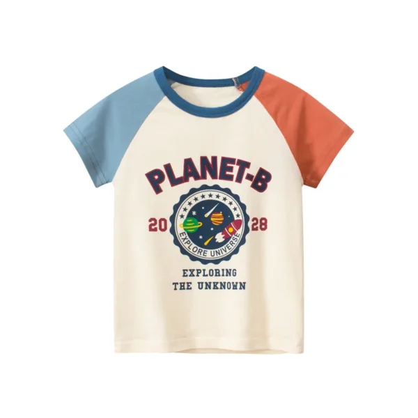 Boys' Cartoon Cotton Summer T-Shirt - Image 9