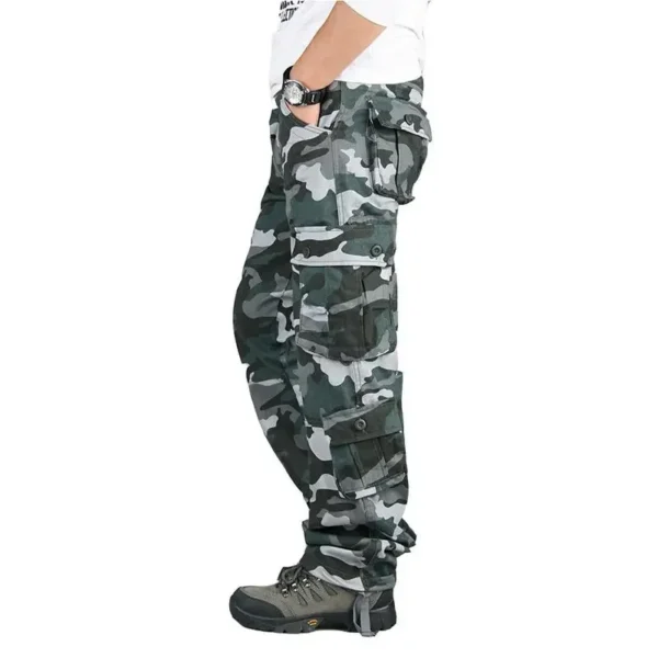 Men's Tactical Camo Cargo Pants - Image 9