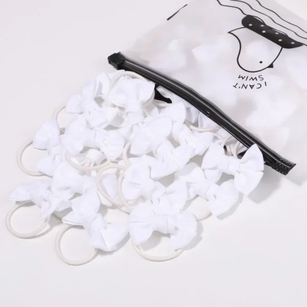Girls' Bow Hair Ties Set – 5 Pack - Image 10
