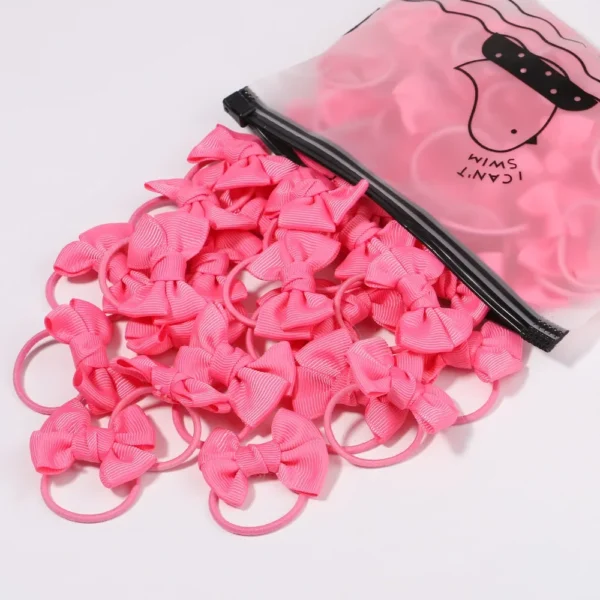 Girls' Bow Hair Ties Set – 5 Pack - Image 26