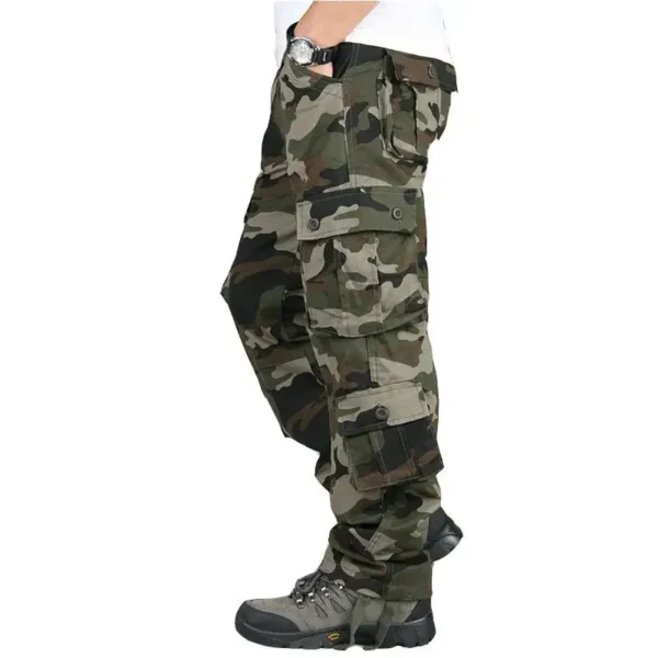 Men's Tactical Camo Cargo Pants - Image 7
