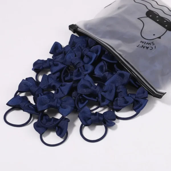 Girls' Bow Hair Ties Set – 5 Pack