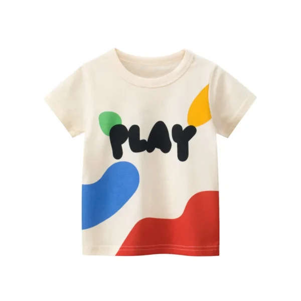 Toddler Girl Summer Printed T-Shirt - Image 4