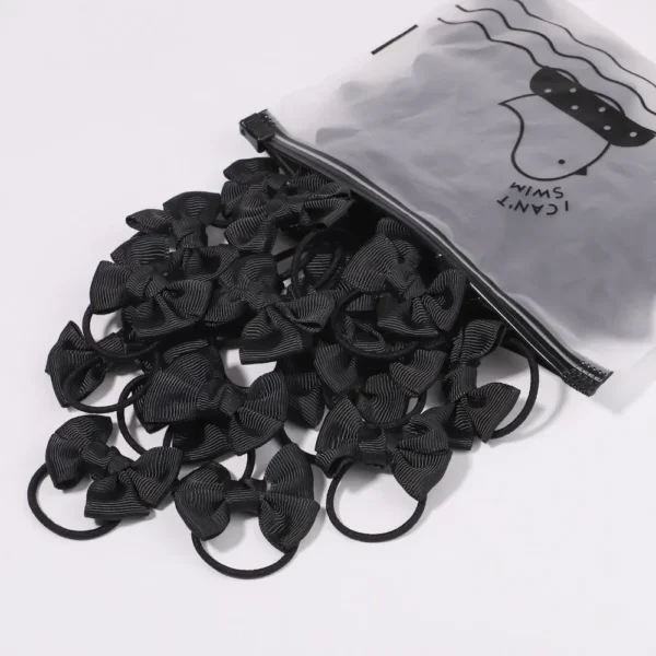Girls' Bow Hair Ties Set – 5 Pack - Image 27