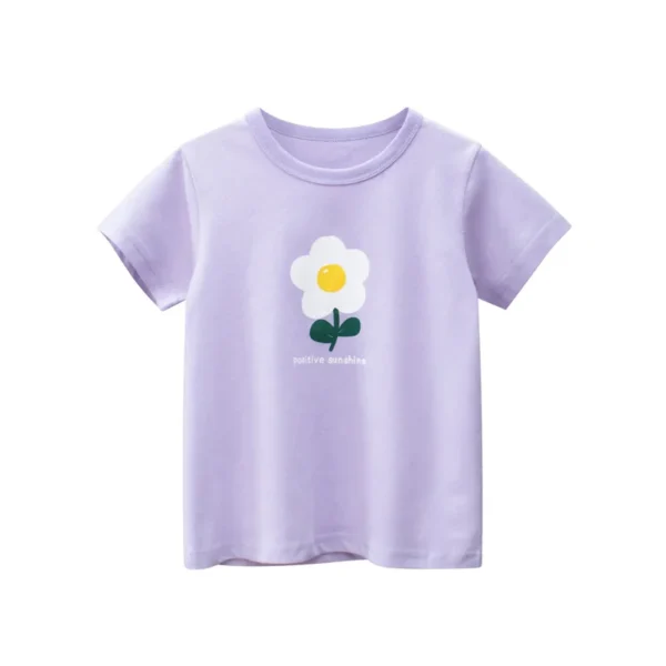 Toddler Girl Summer Printed T-Shirt - Image 10