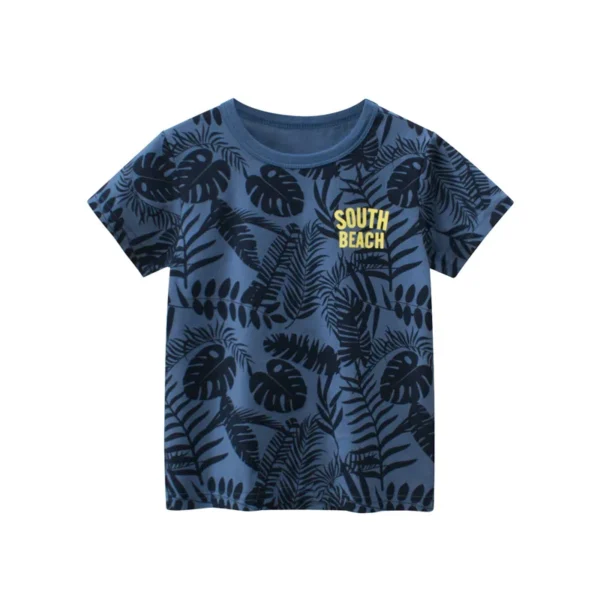 Boys' Cartoon Cotton Summer T-Shirt - Image 4