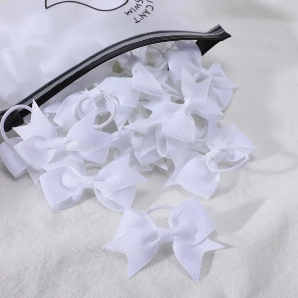 Girls' Bow Hair Ties Set – 5 Pack - Image 19
