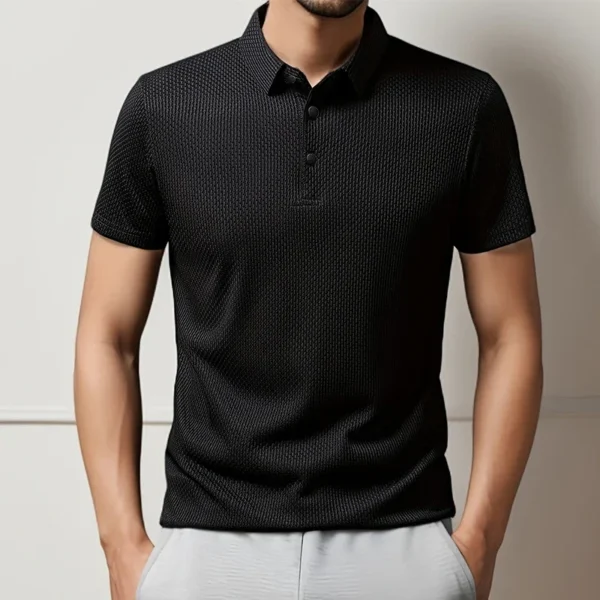 Men’s Business Casual Polo Shirt - Image 7