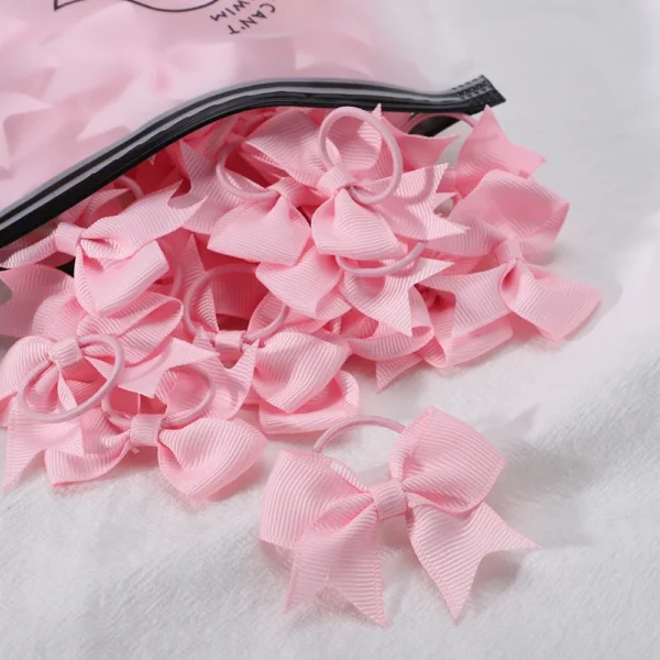 Girls' Bow Hair Ties Set – 5 Pack - Image 18