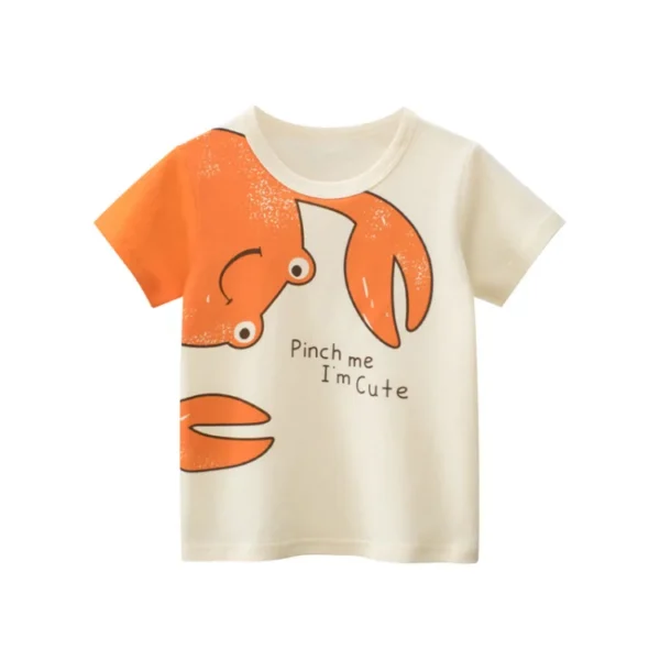 Boys' Cartoon Cotton Summer T-Shirt - Image 8