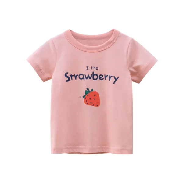 Toddler Girl Summer Printed T-Shirt - Image 16