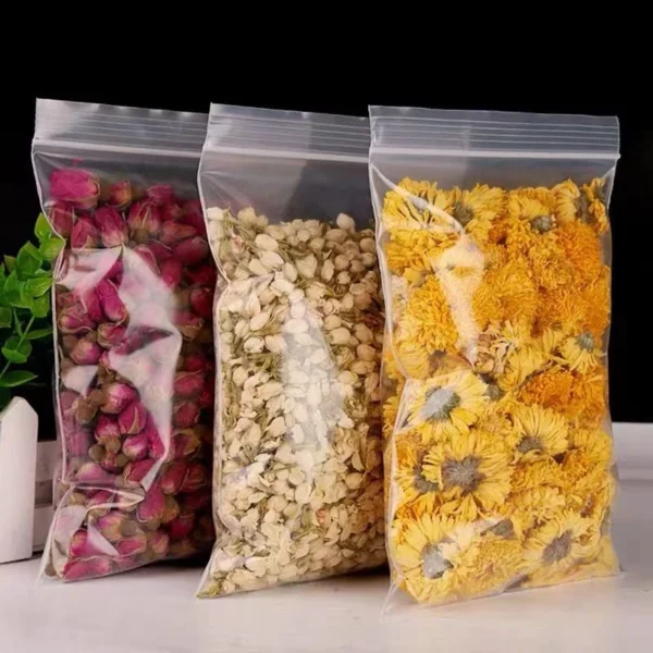100pcs Small Clear Ziplock Storage Bags - Image 3