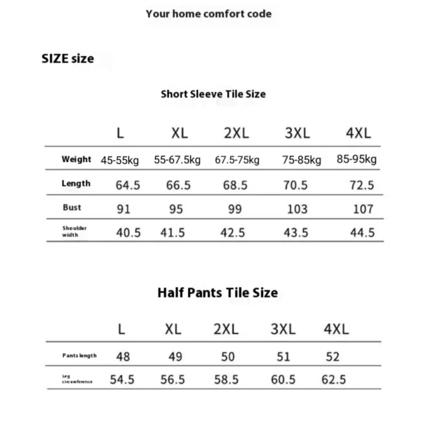 Men’s Ice Silk Summer Pajama Set - Image 5