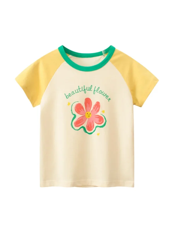 Toddler Girl Summer Printed T-Shirt - Image 6
