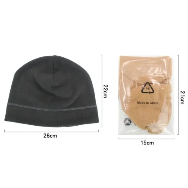 Windproof Fleece Winter Beanie Hat - Image 14