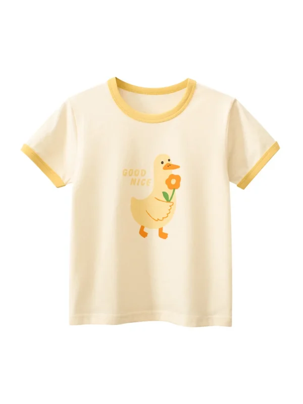 Toddler Girl Summer Printed T-Shirt - Image 2
