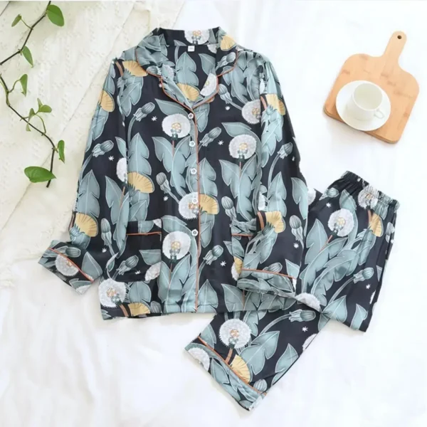 2-Piece Cotton Pajama Set for Women - Image 5