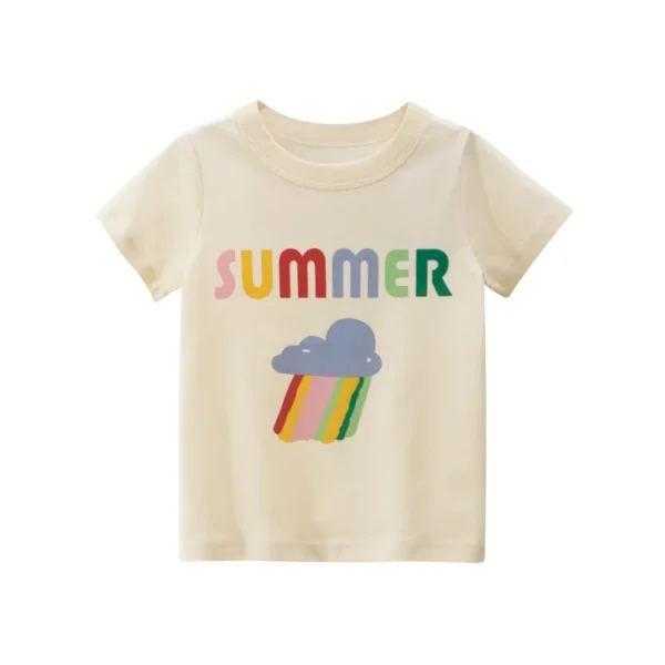 Toddler Girl Summer Printed T-Shirt - Image 14