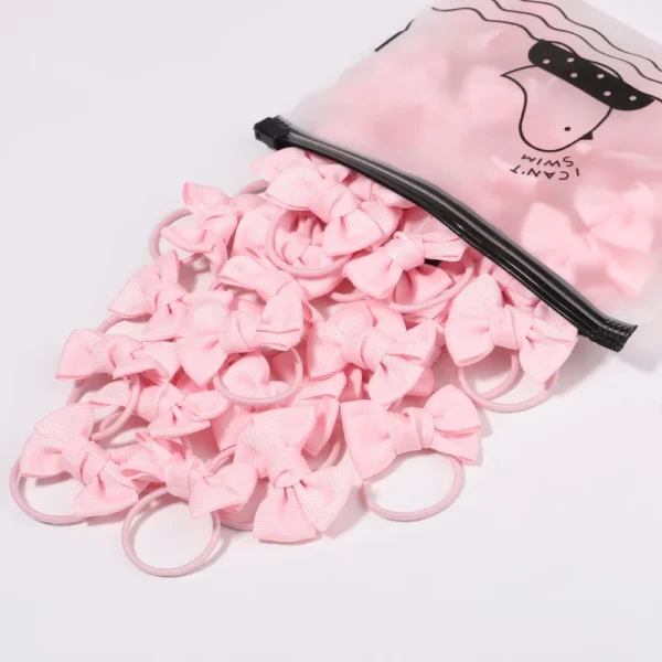Girls' Bow Hair Ties Set – 5 Pack - Image 13