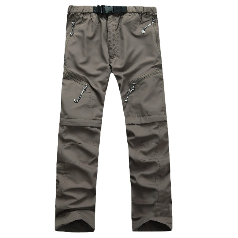 Versatile quick-dry hiking pants: waterproof, breathable, convertible, perfect for outdoor adventures!